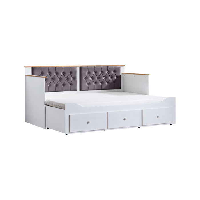Hanah Home Alacati Cama de día - Blanco y Antracita